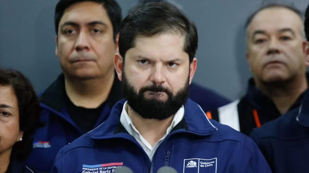 Gabriel Boric mineros