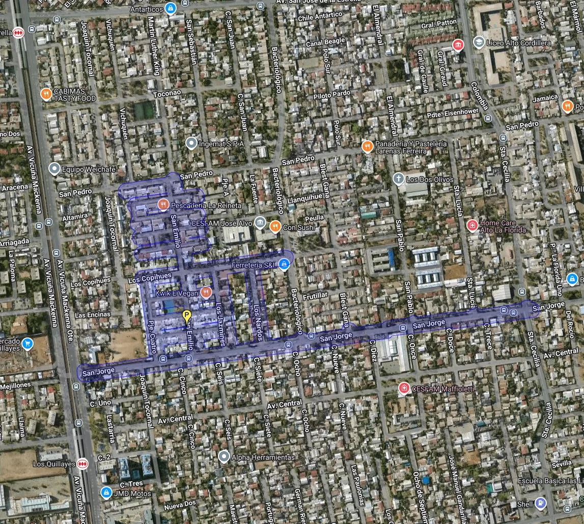 La florida corte de agua