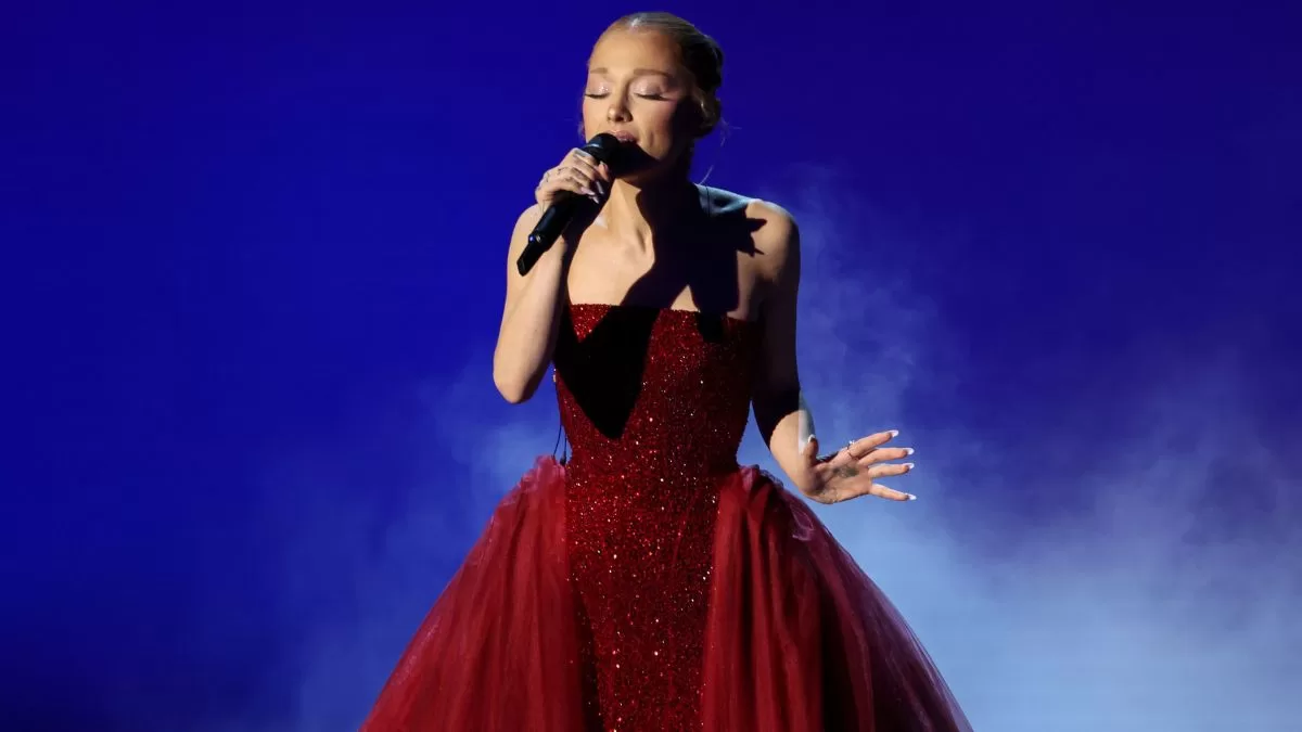 Ariana Grande en los Premios Óscar de 2025. 