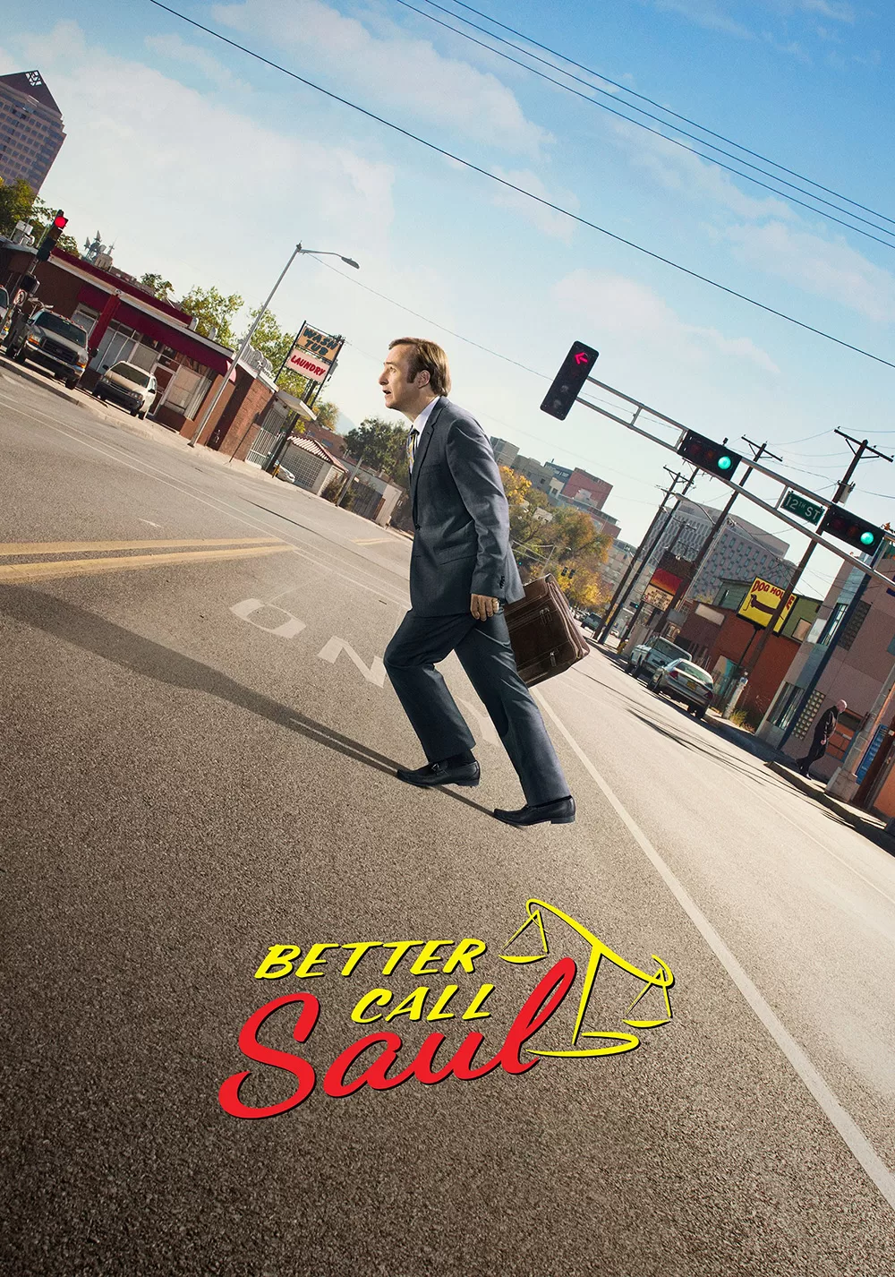 Poster promocional de la segunda temporada de "Better Call Saul". 