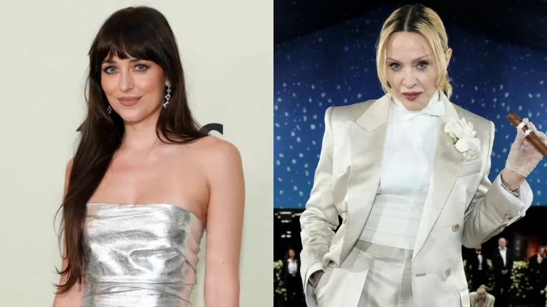 "Es genial que ella quiera hablar conmigo": Dakota Johnson revela su "rara" amistad con Madonna