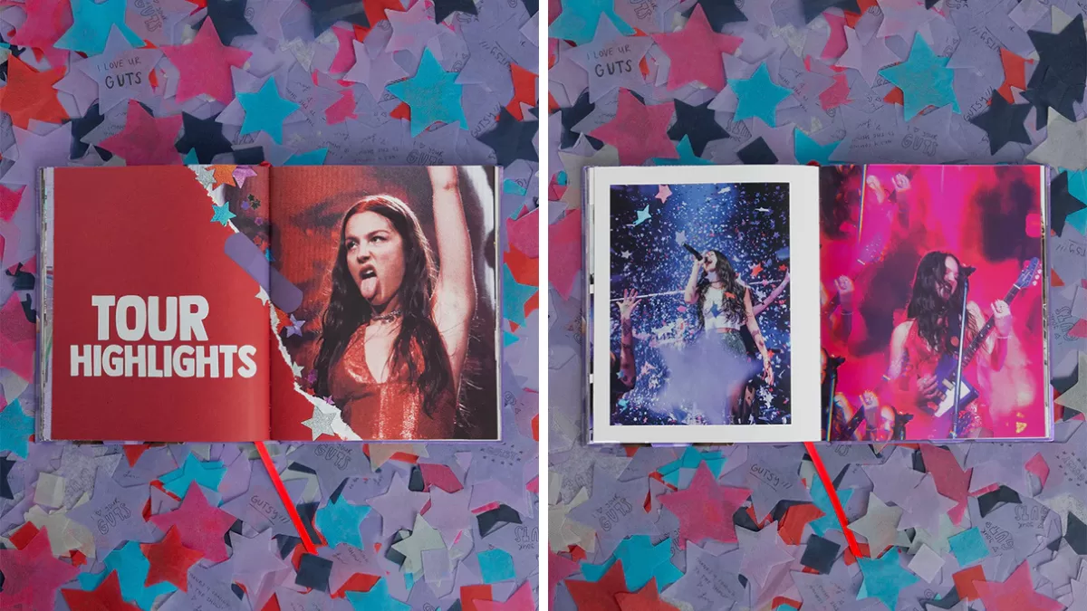 El libro del tour por dentro. 