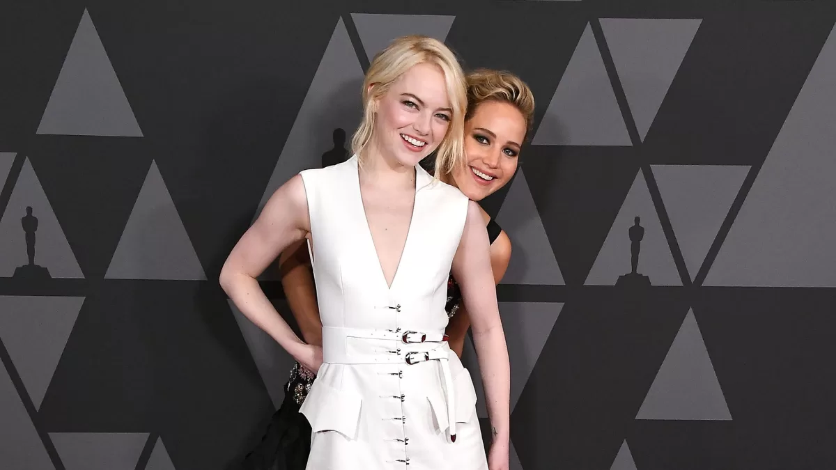 Jennifer Lawrence y Emma Stone en 2017. 