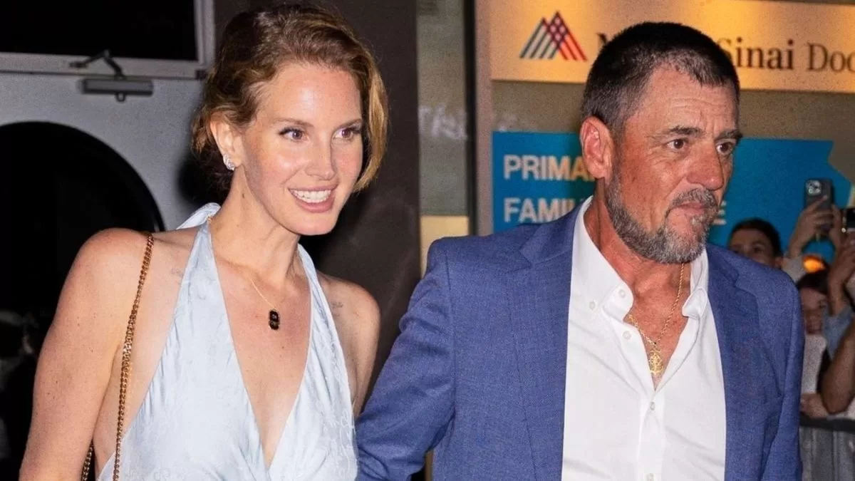 Lana del Rey y su esposo Jeremy Dufrene. 