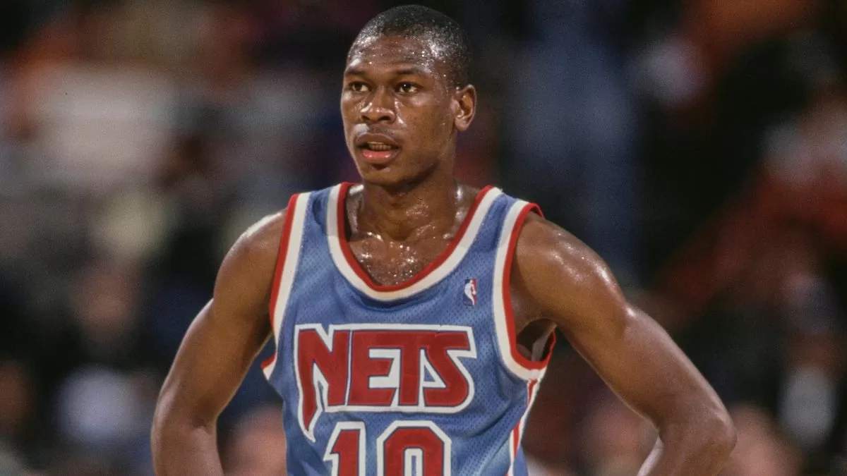 Mookie Blaylock, jugador de la NBA, en 1991. Inspiró el primer nombre de la banda. 