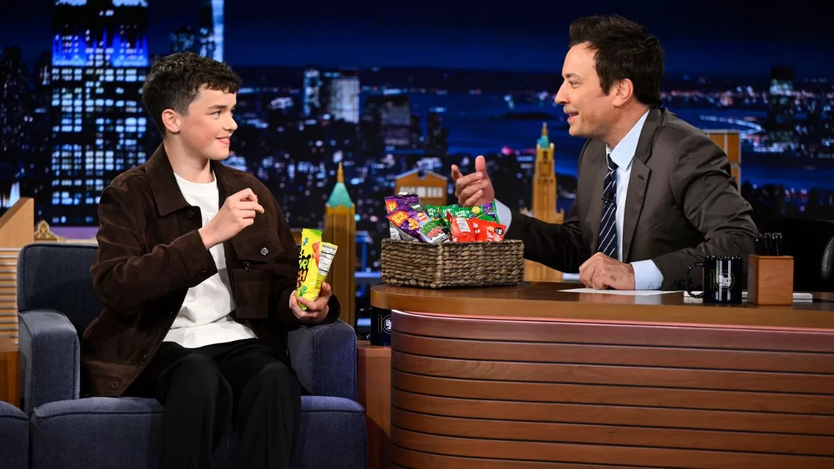 Owen Cooper en el show de Jimmy Fallon en junio de este año. 