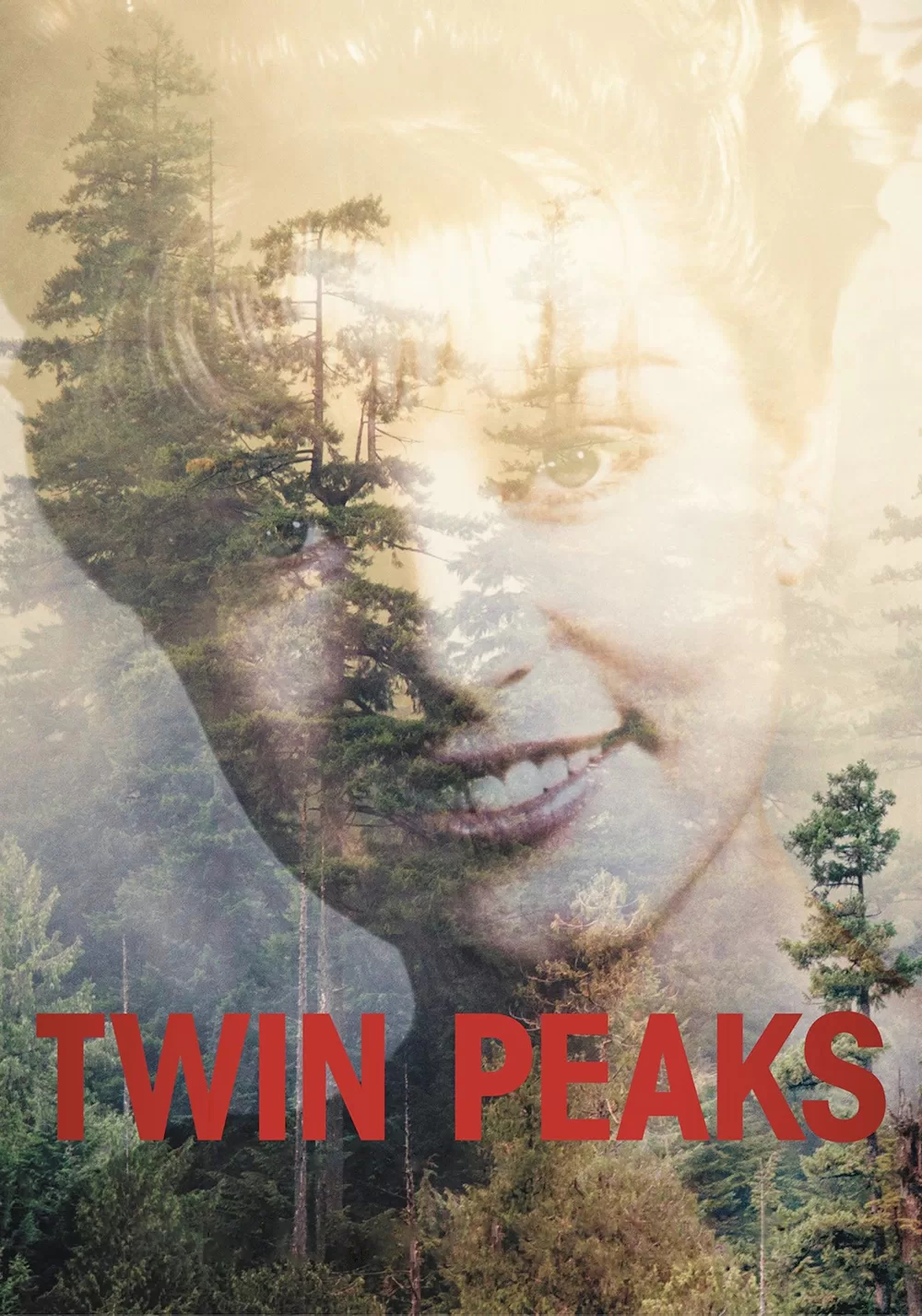 Poster de "Twin Peaks", serie de David Lynch. 