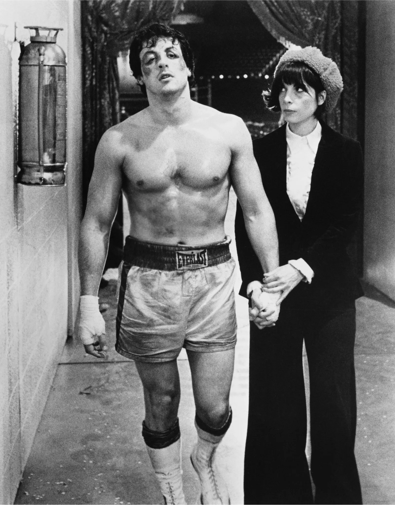 Sylvester Stallone como "Rocky" en 1976. 
