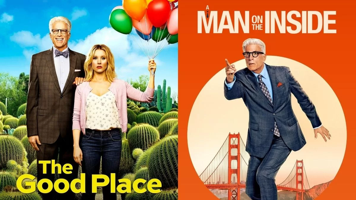 Ted Danson en "The Good Place" y "Un hombre infiltrado". 