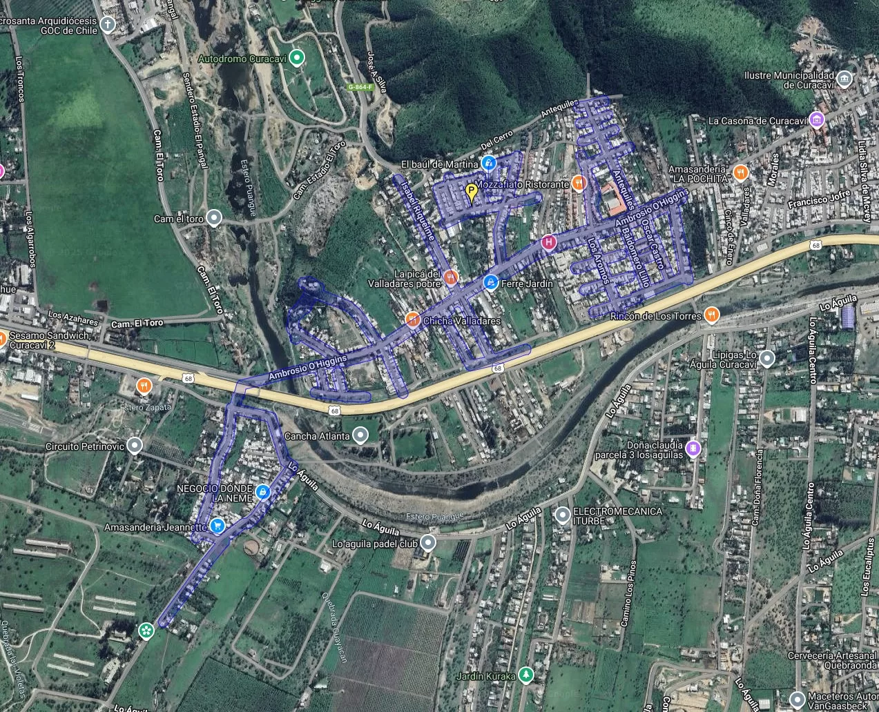 Curacaví corte de agua