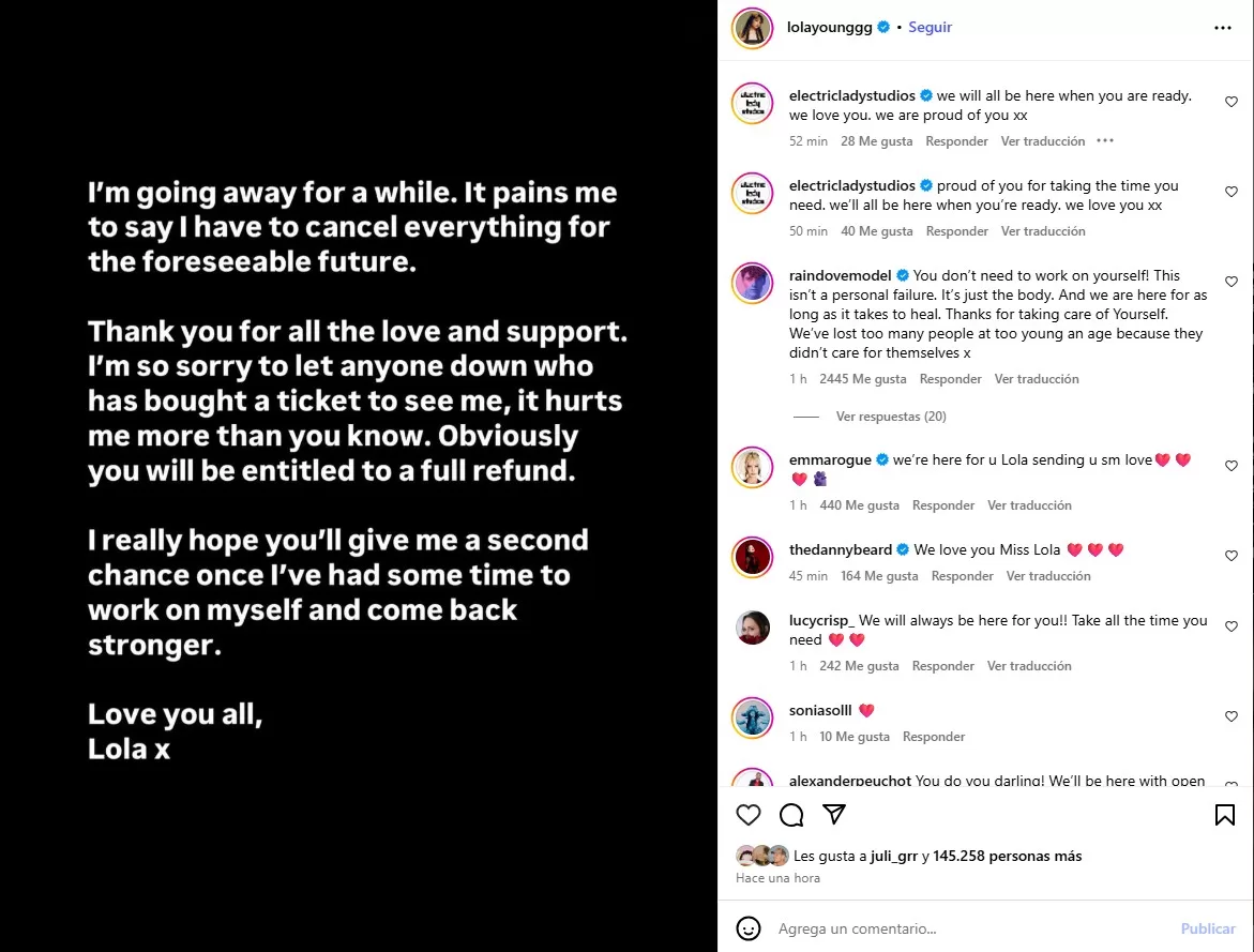 Lola Young Instagram