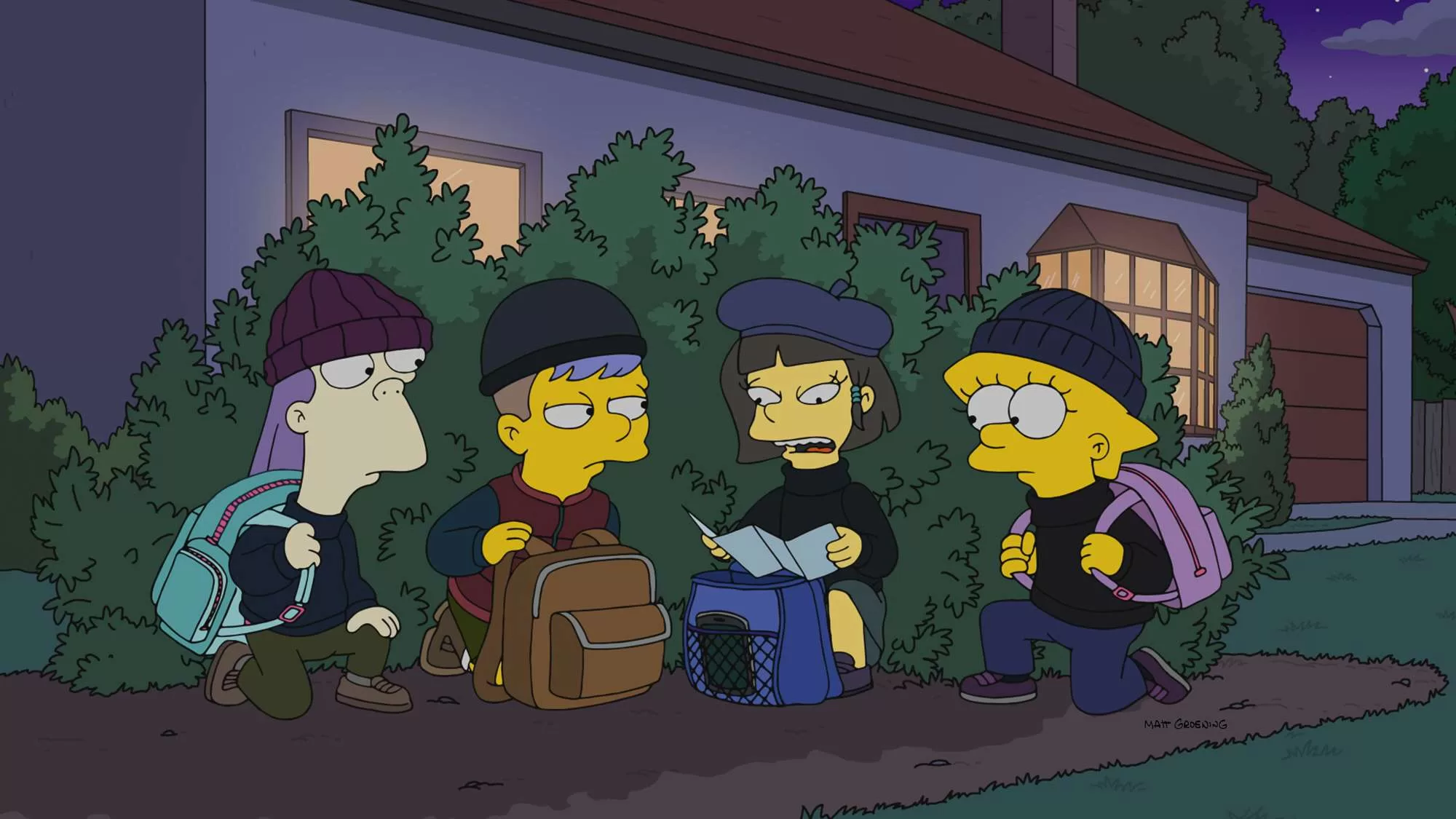 Imágenes del primer episodio de la 37°. temporada de Los Simpsons. 