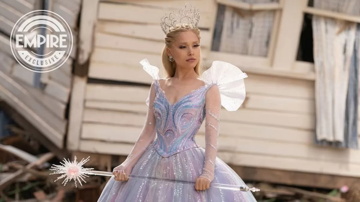 Post de Ariana Grande como Glinda en Wicked. 