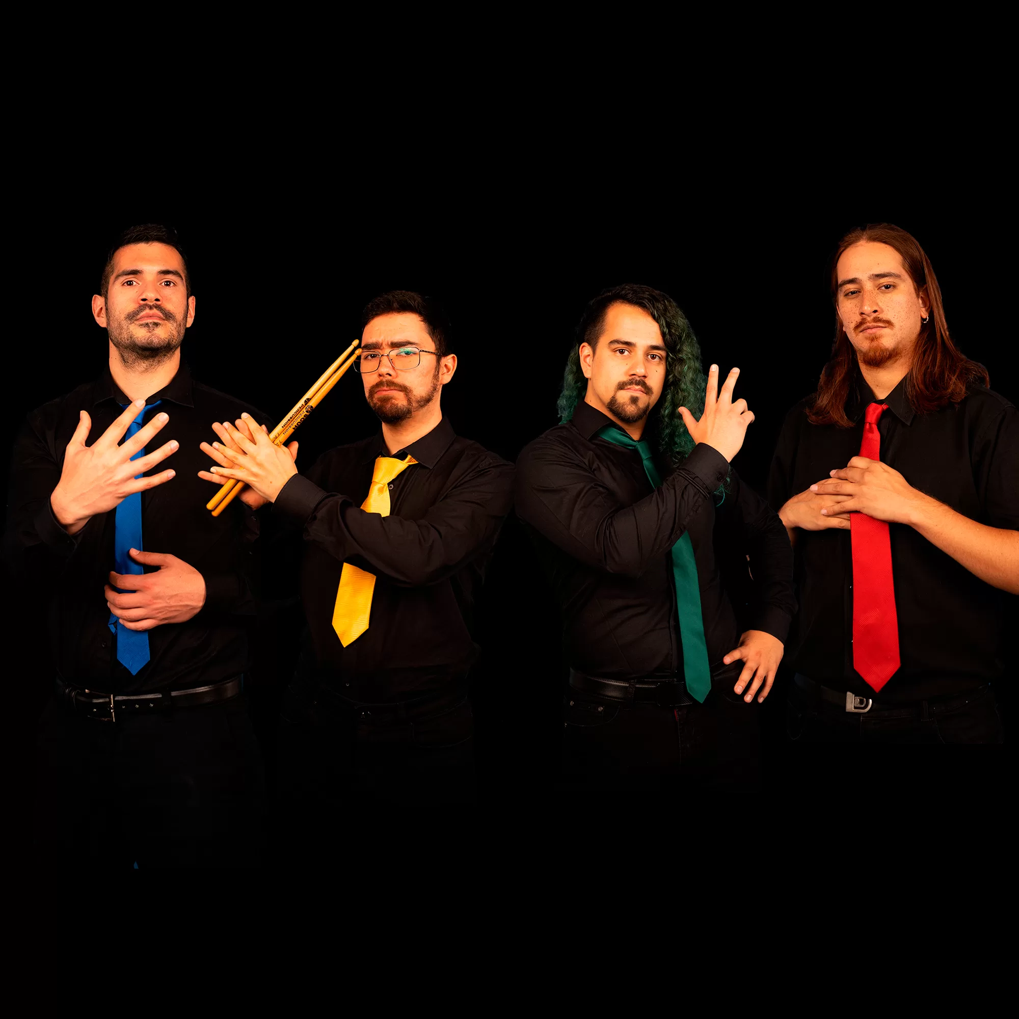 banda Jazztick fondo negro