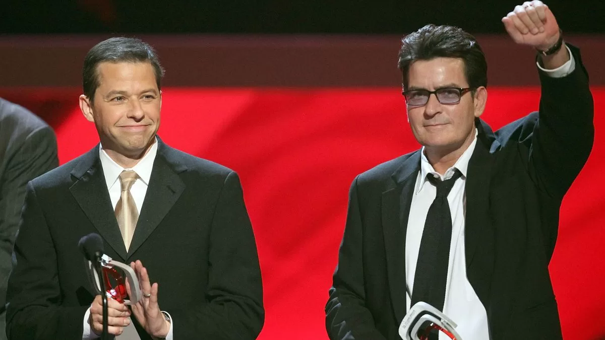 Charlie Sheen y Jon Cryer en 2009.