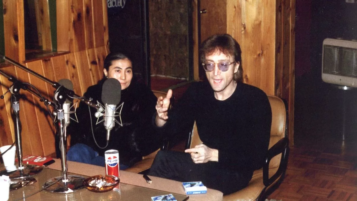 John Lennon y Yoko Ono el 6 de diciembre de 1980, solo días antes de morir.