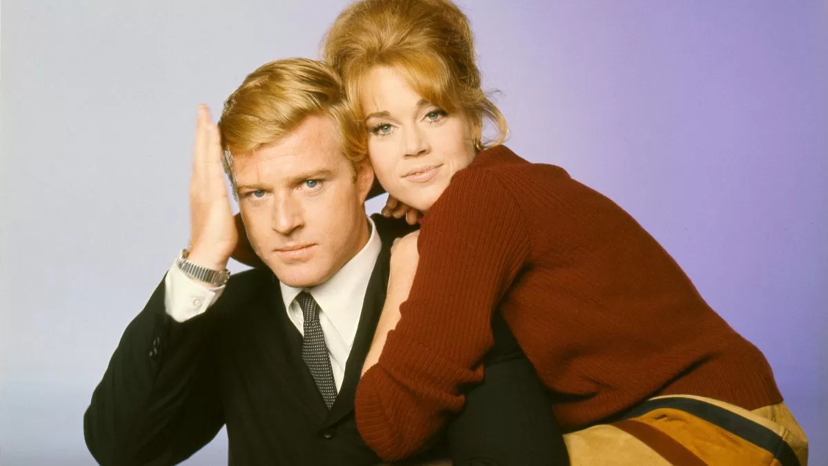 Jane Fonda y Robert Redford en "Barefoot in the Park" en 1967.