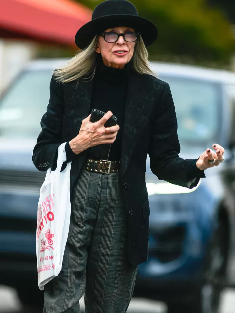 Diane Keaton en Mayo 2024. Foto: Getty Images.