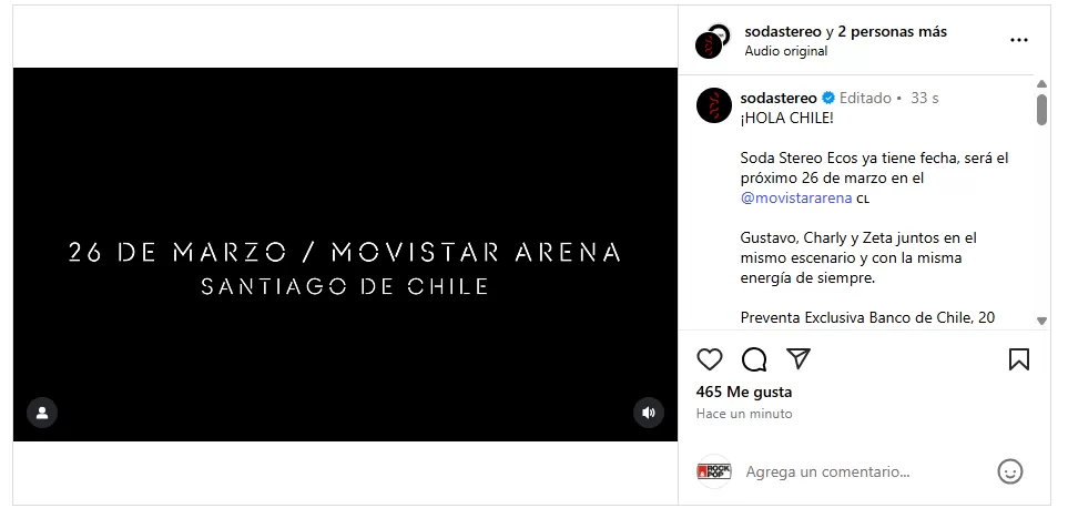 Soda Stereo gira ecos