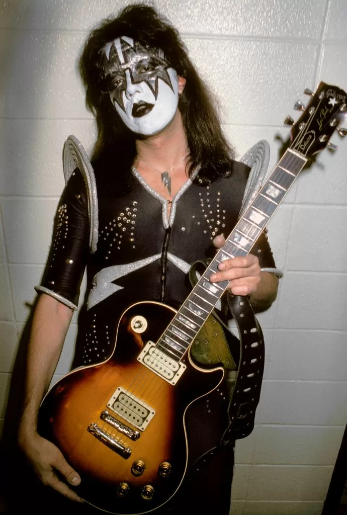 Ace Frehley en 1976. Foto: Getty Images.