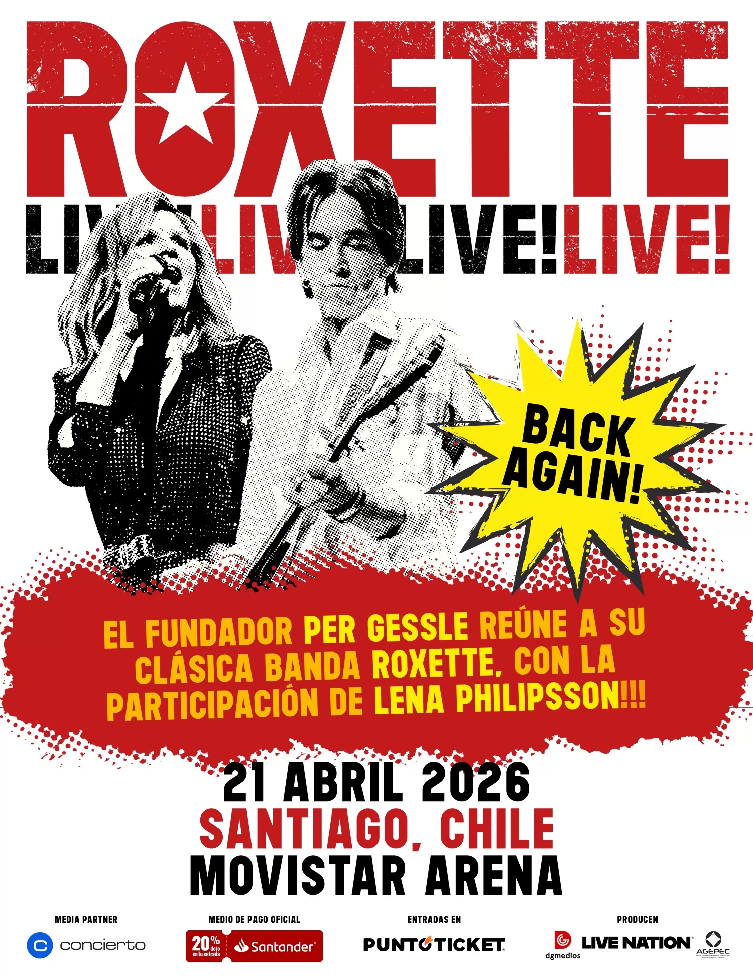 Afiche roxette