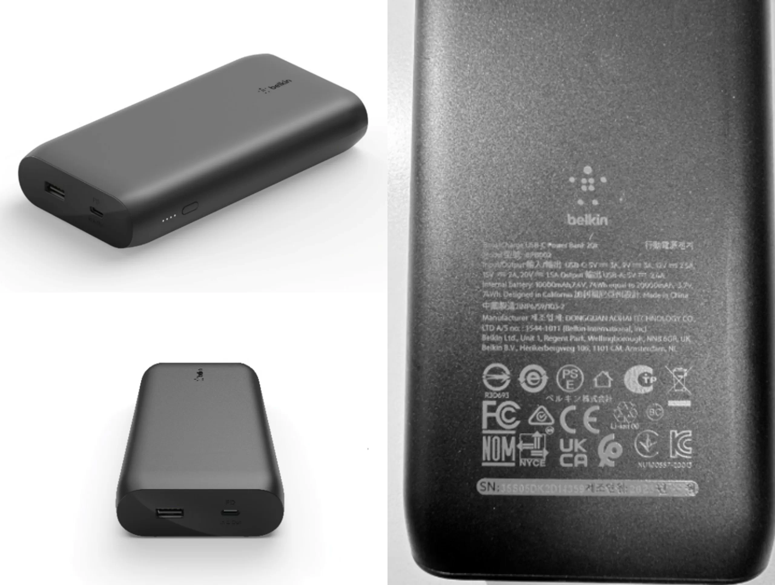 Cargador externo batería sernac