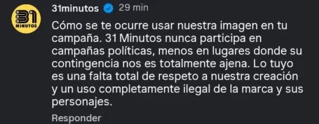 Comentario 31 minutos