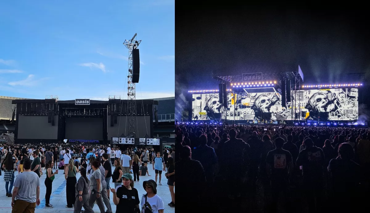 Comparación escenario estadios Oasis