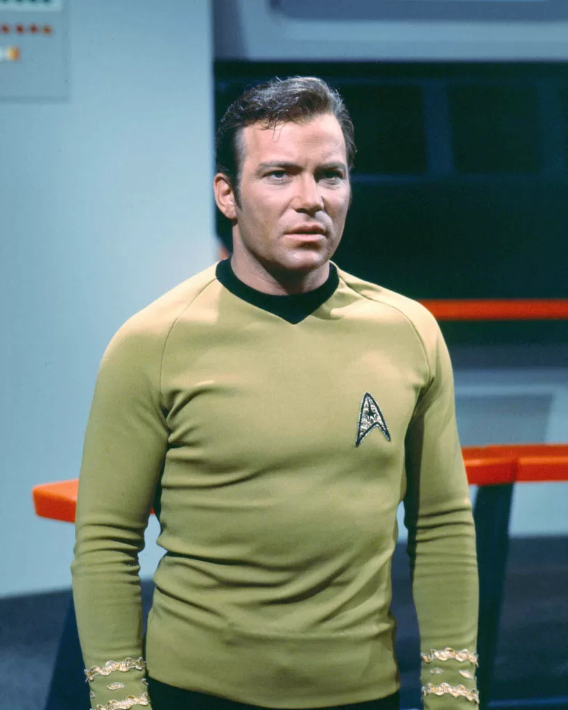 Kirk "Star Trek". Getty Images.