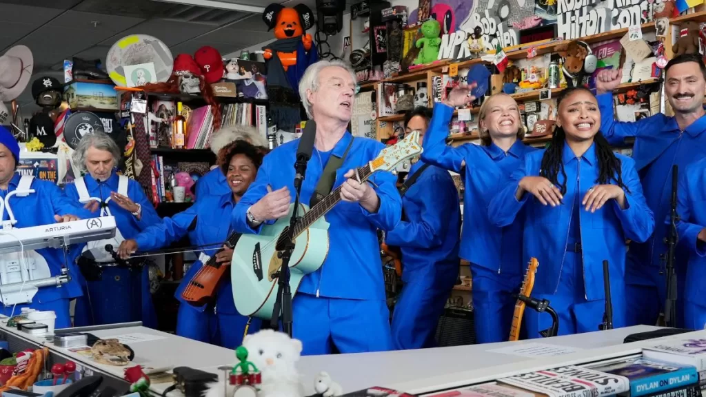 David Byrne tiny desk web