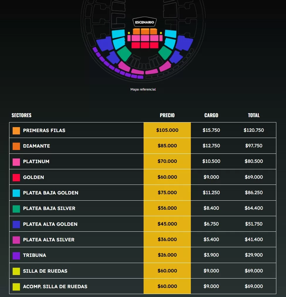 Entradas Serú Girán chile 2026