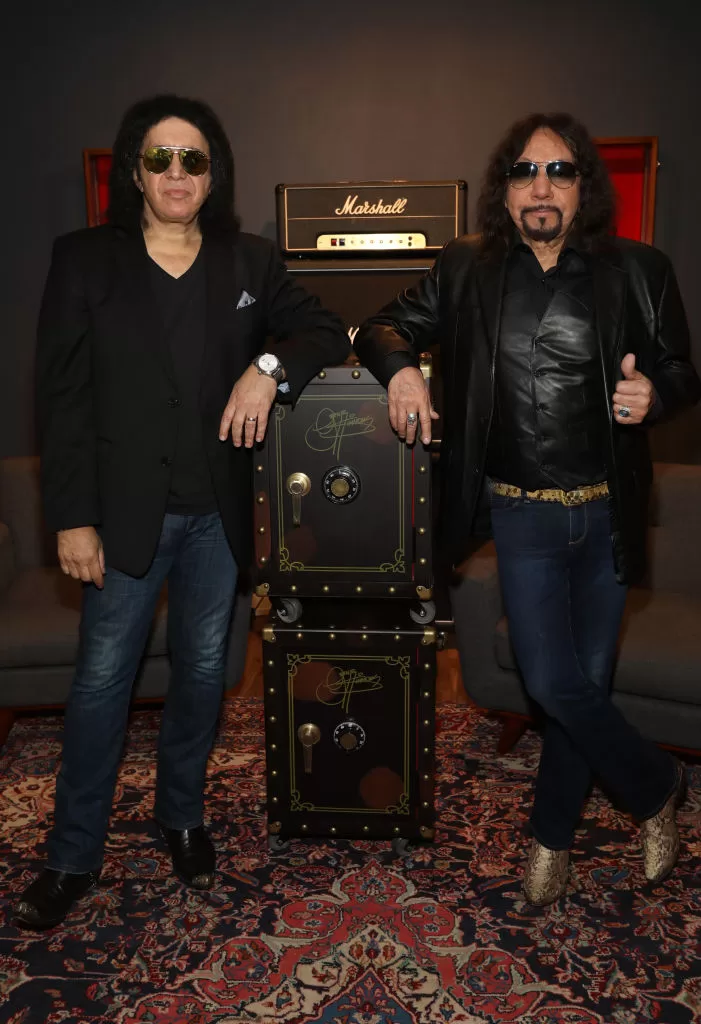 Gene Simmons y Ace Frehley a en 2018. Foto: Getty Images