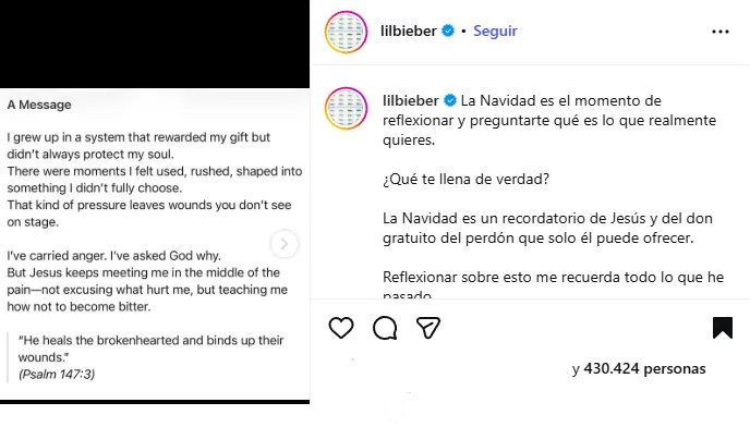 Justin Bieber Instagram