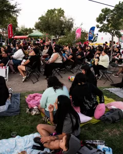 Vecinos en Cine Solar