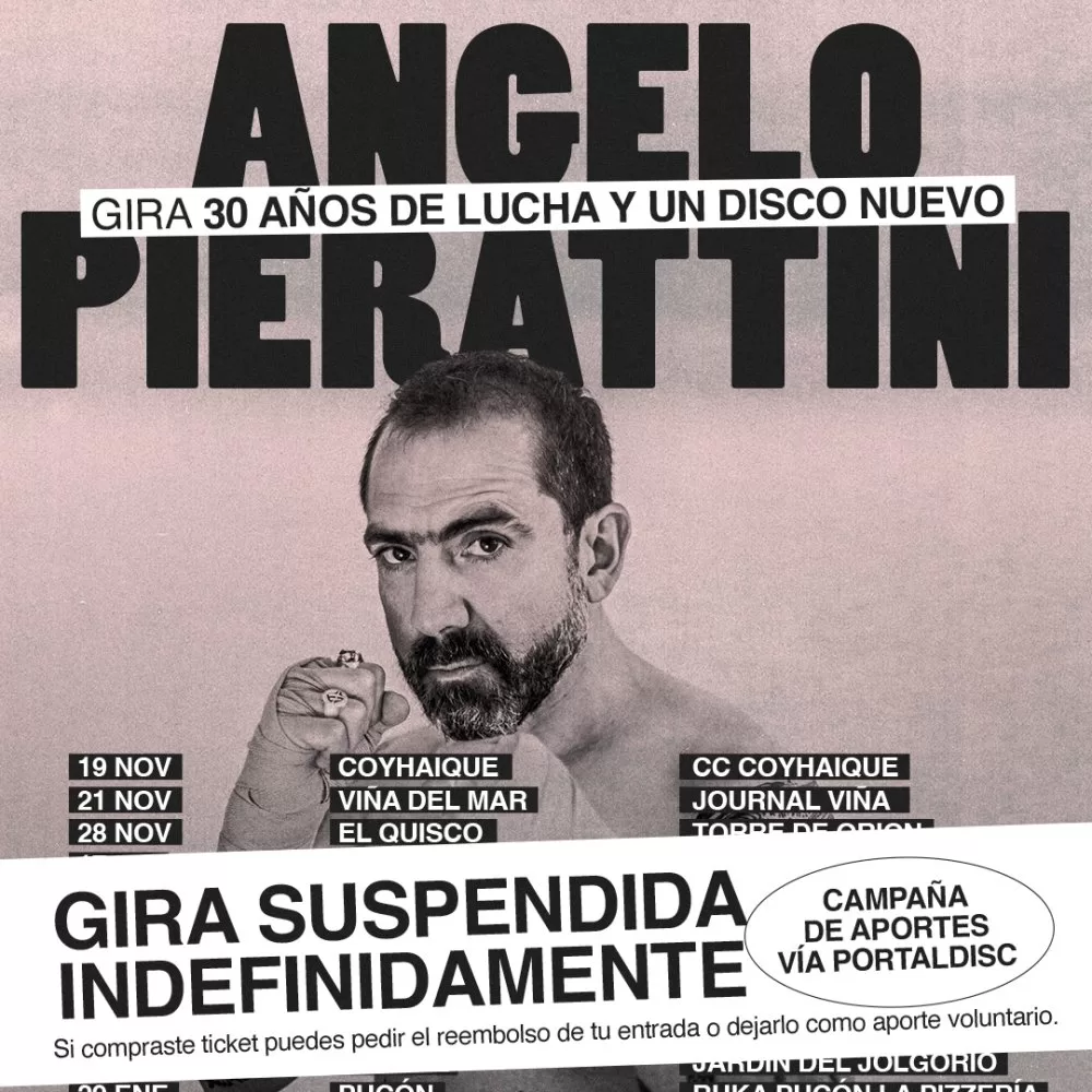 Angelo Pierattini gira suspendida