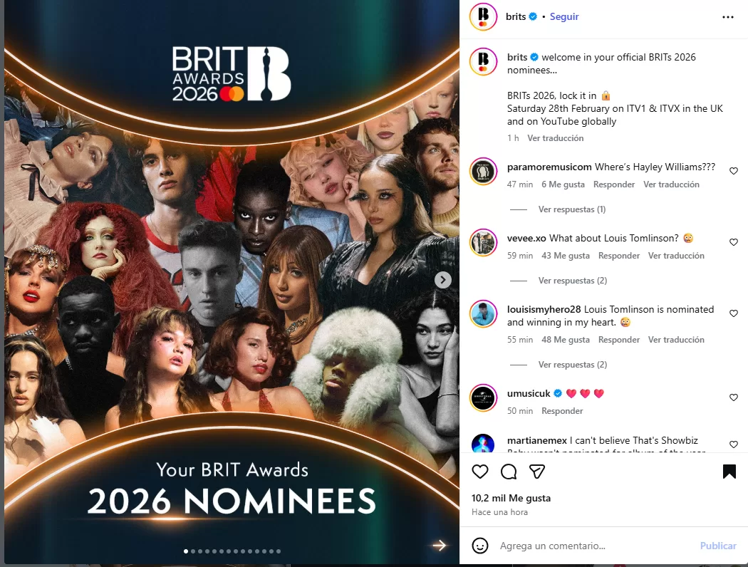 Brit Awards 2026