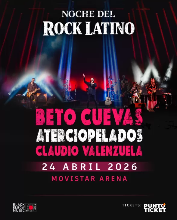 Afiche Rock Latino Beto Cuevas