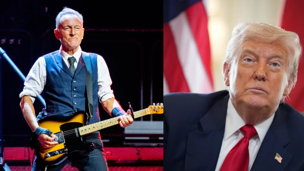 Bruce Spingsteen y Donald Trump