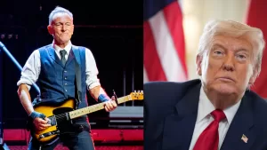 Bruce Spingsteen y Donald Trump