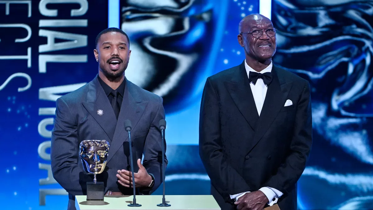 Michael B. Jordan y Delroy Lindo en los BAFTA