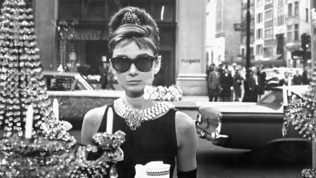 Audrey Hepburn en "Desayuno con diamantes"