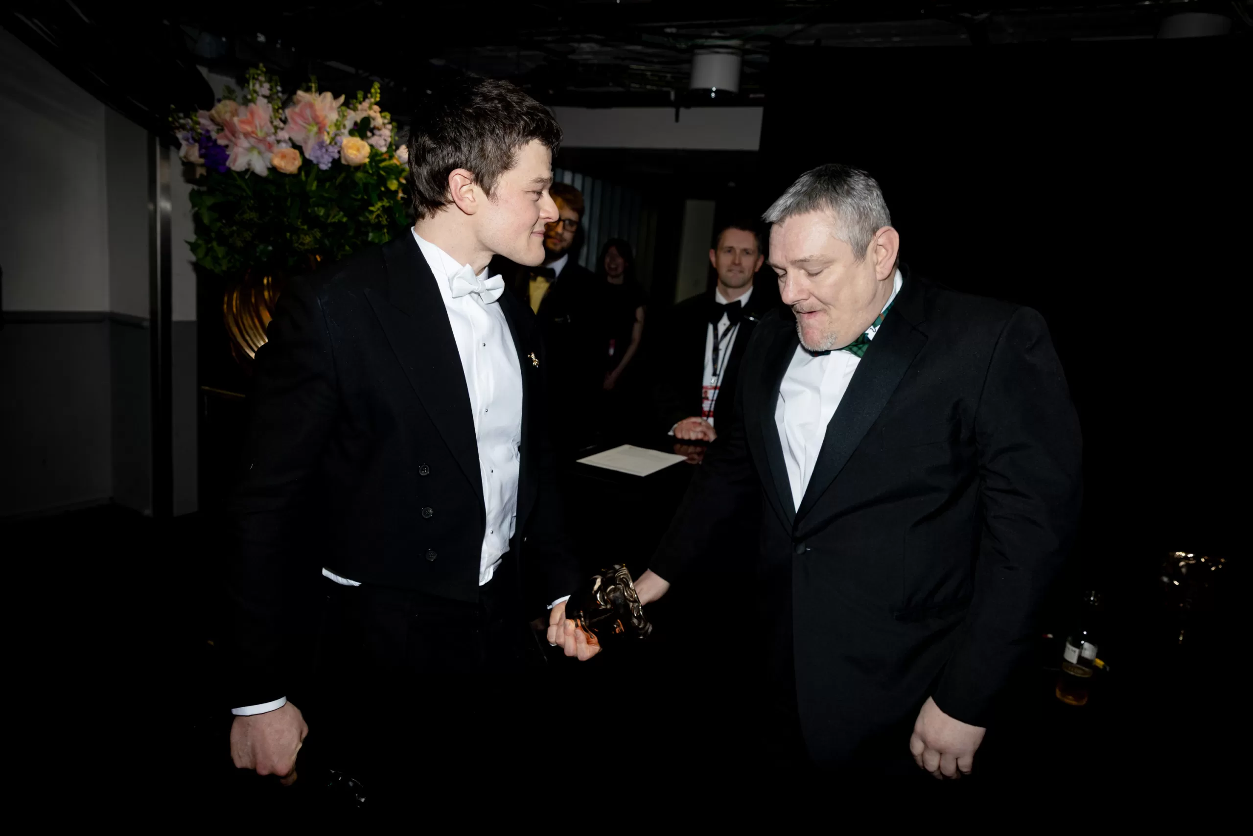 Robert Aramayo, actor principal de "I Swear"" y John Davidson en los Premios BAFTA