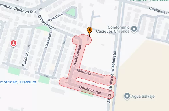 Huechuraba cortes de agua