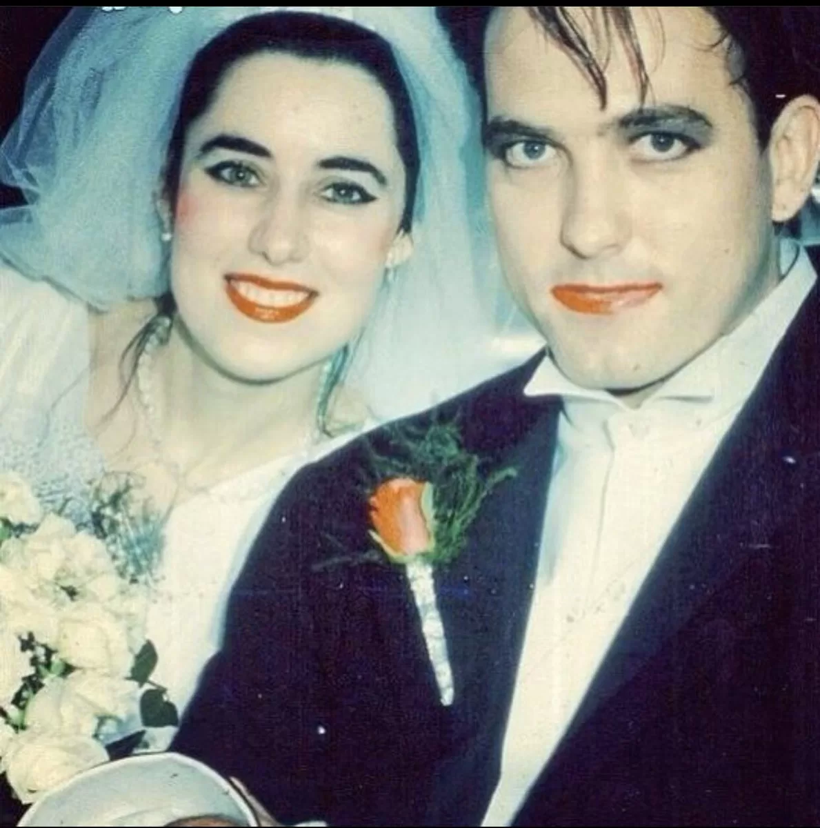 Robert Smith y Mary Poole boda