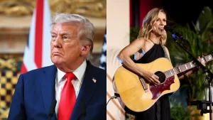 Sheryl Crow y Donald Trump