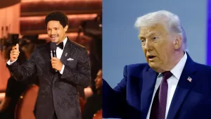 Trevor Noah y Donald Trump