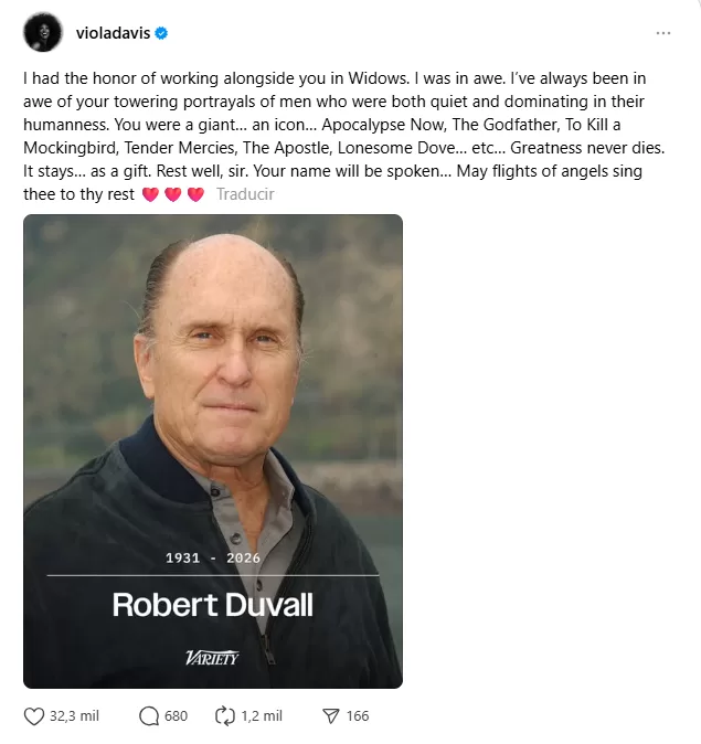 Viola Davis Robert Duvall