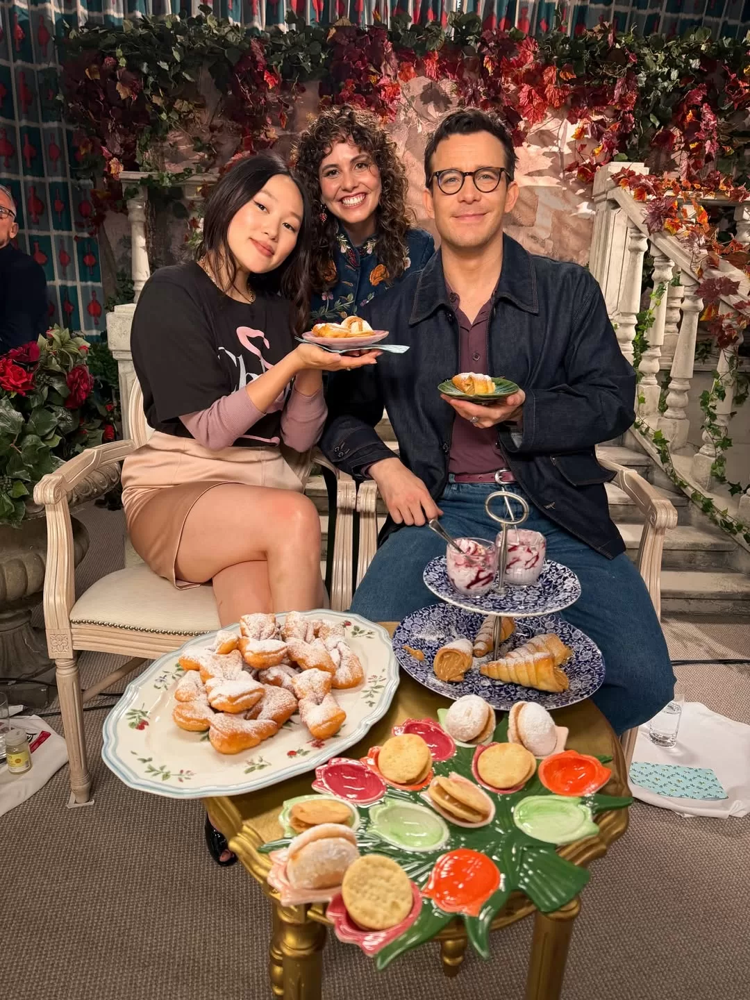 Carolina Rocco y cast de BRIDGERTON