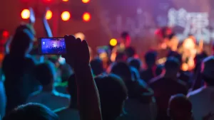 Celulares en conciertos