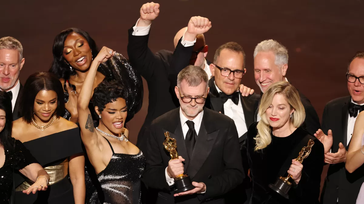 Equipo de "Una batalla tras otra" en los Oscar 2026, Getty